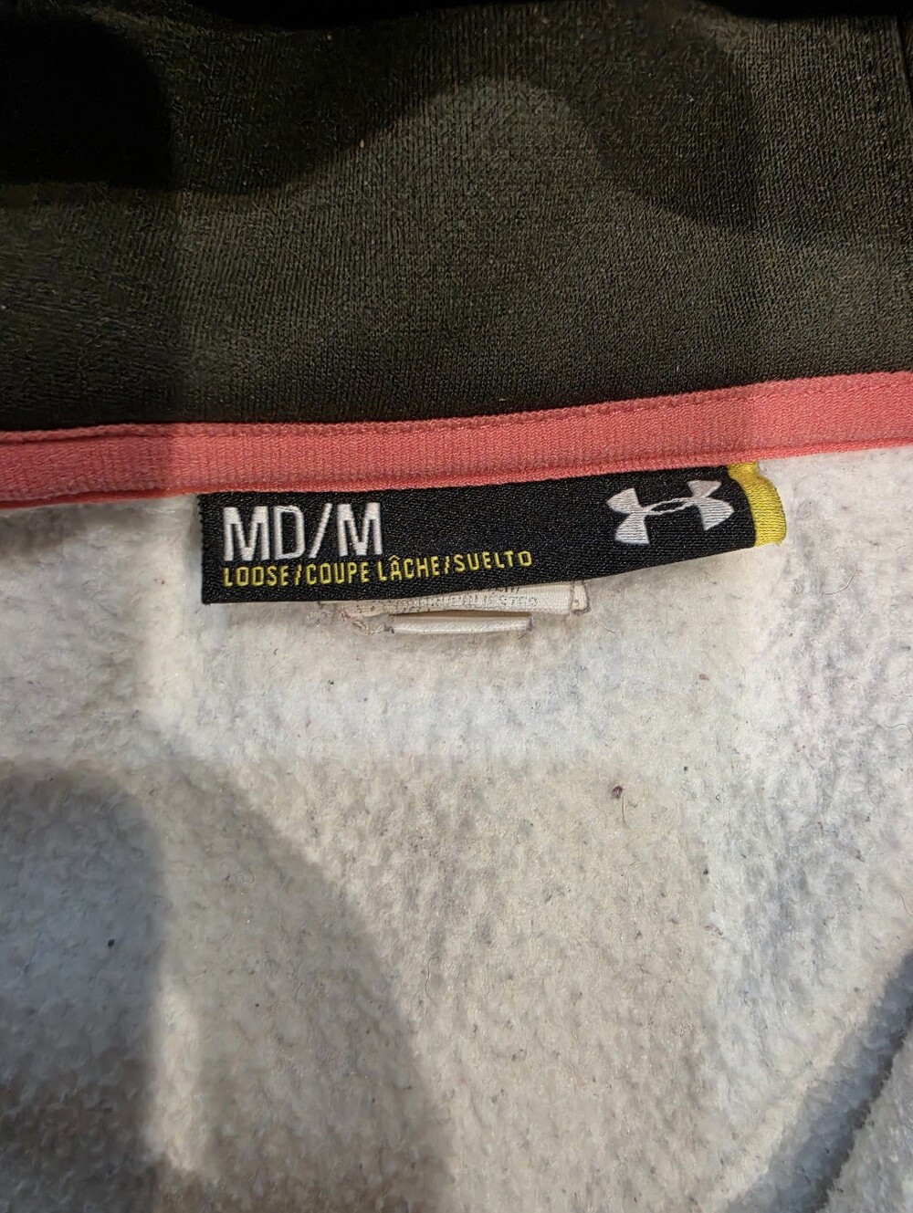 Under Armour Realtree Camo Hoodie Women M Full Zip Fleece Gorpcore 2013 - Picture 4 of 5